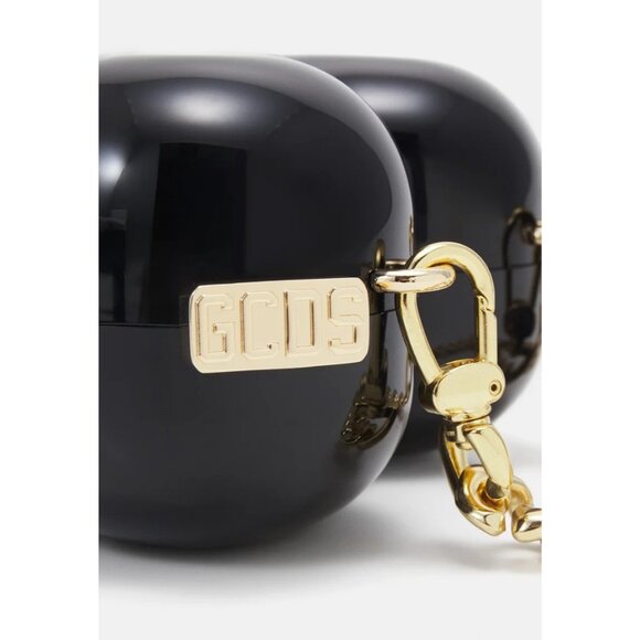 GCDS Heart Bag in Black New with Box Womens Gold Chain Mini Purse - Picture 4 of 14